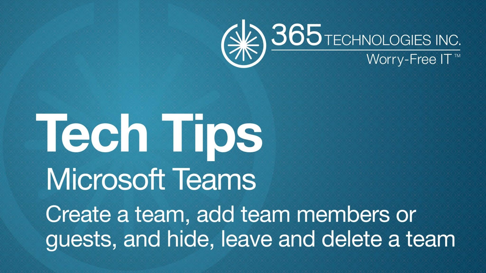 how to create a team in microsoft teams 365