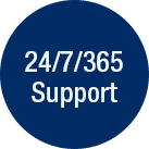 24/7 365 Support
